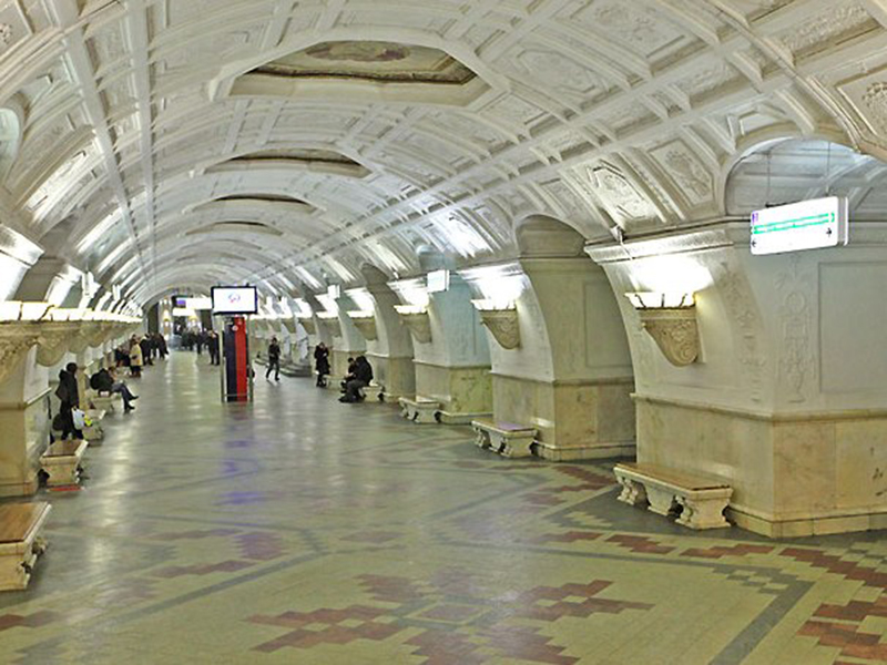 Белорусская кольцевая фото метро