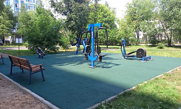 Завершилась реконструкция спортивной и детской площадок в Бабушкинском районе